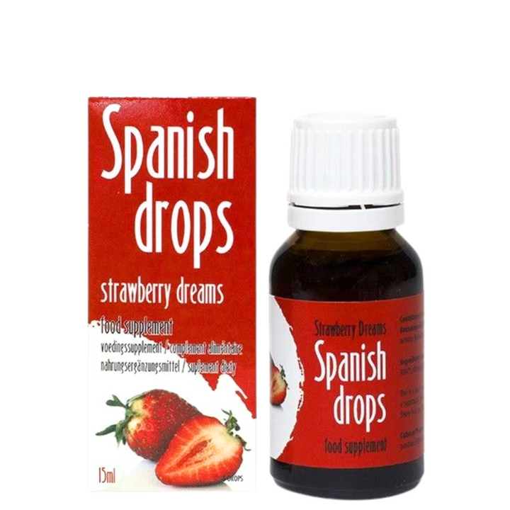 Afrodisíaco Gotas Spanish Fly Morango 15ml