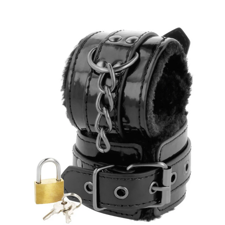 Algemas Tornozelo Darkness Interior Felpudo Brilho