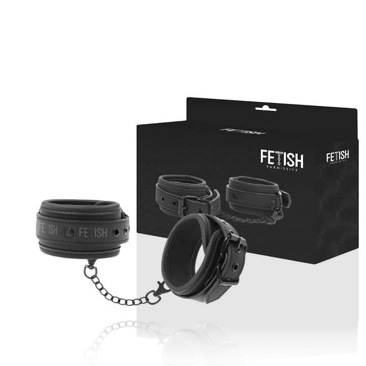 Algemas Tornozelo Fetish Submissive Preto