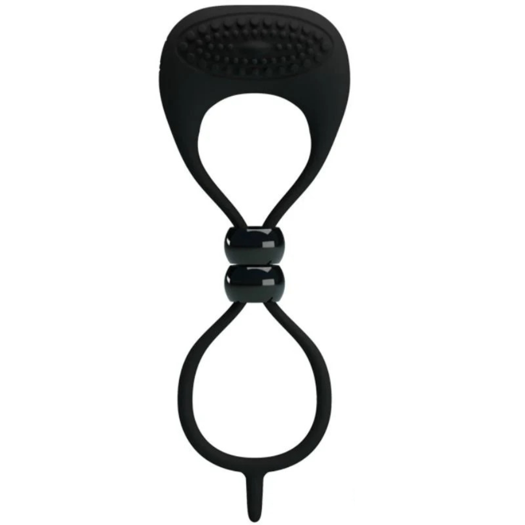 Anel Peniano Duplo Vibração Pilhas PrettyLove Locker