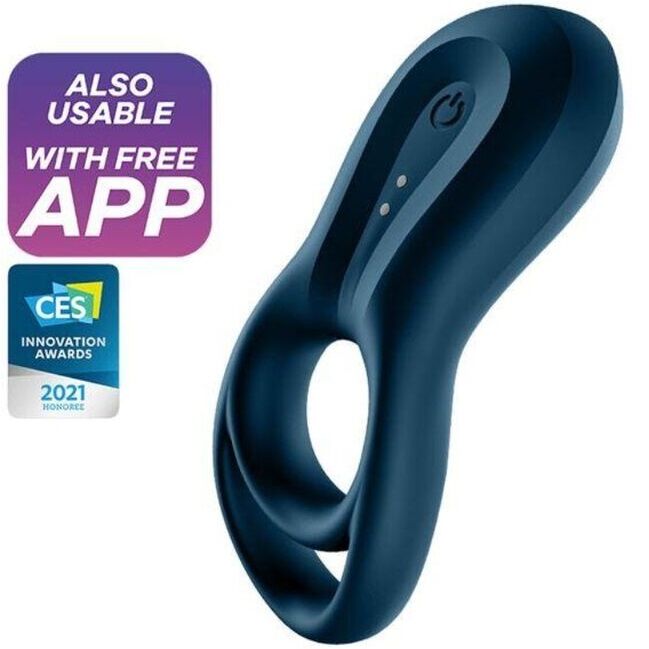 Anel Peniano Duplo Vibração Usb Satisfyer Epic Duo Controlo Remoto App
