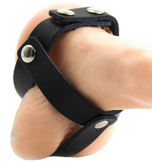 Anel Peniano Simples Duplo Tamanho Ajustável Ohmama Cabedal