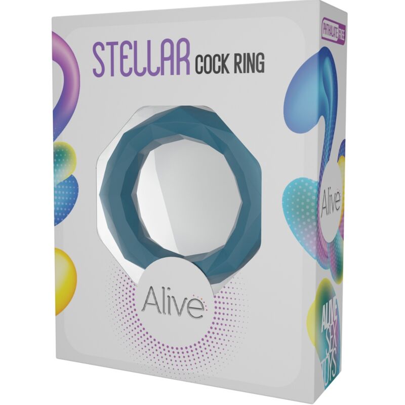 Anel Peniano Simples Silicone Alive Stellar