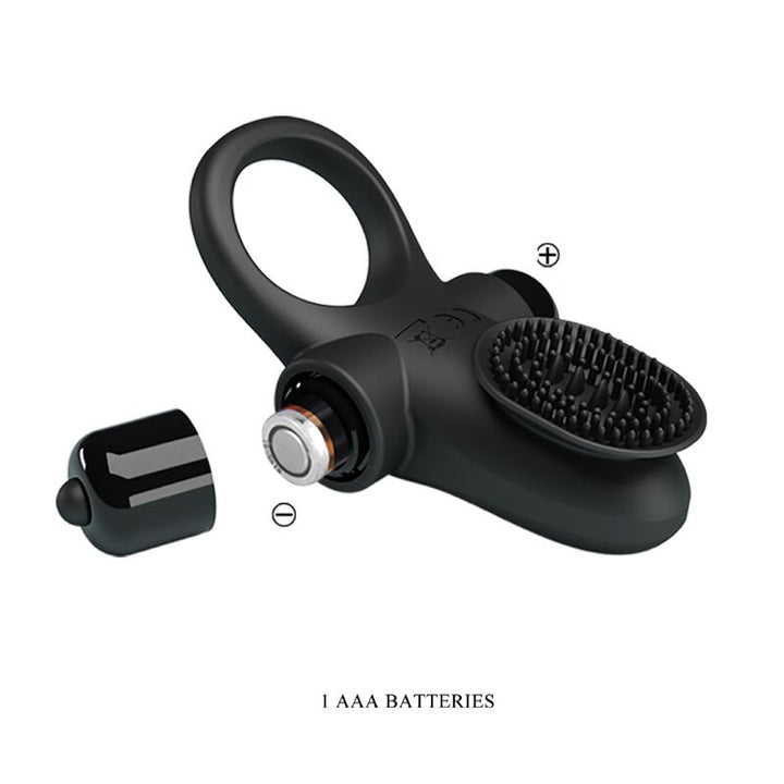 Anel Peniano Vibração Pilhas PrettyLove ll