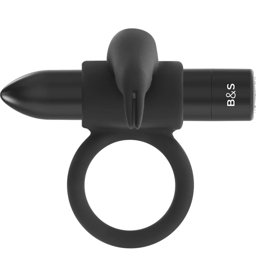 Anel Peniano Vibração Usb Black&Silver Burton