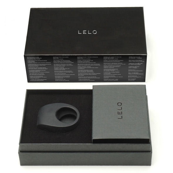 Anel Peniano Vibração Usb Lelo Tor 2 Preto