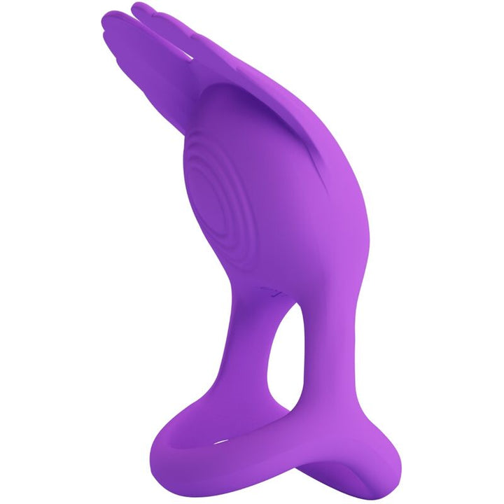 Anel Peniano Vibração Usb Prettylove Silas Roxo
