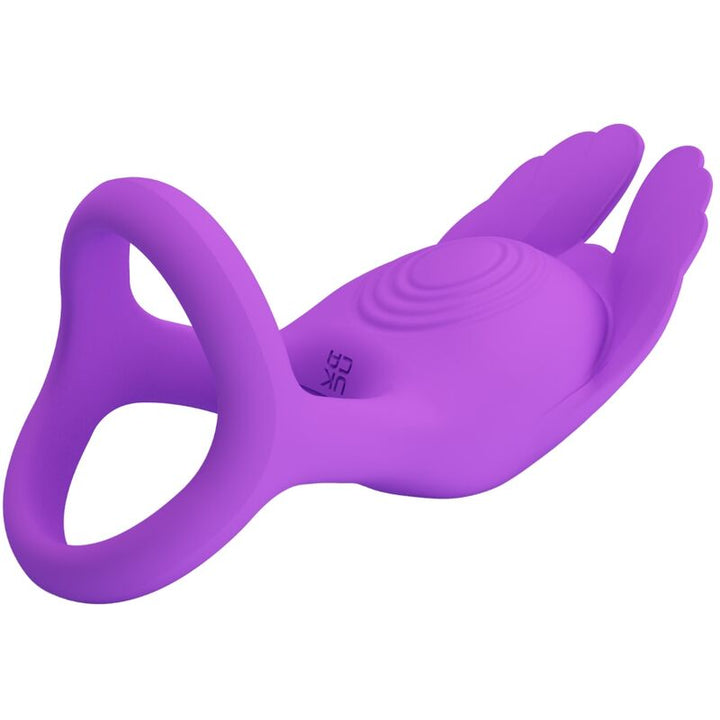 Anel Peniano Vibração Usb Prettylove Silas Roxo