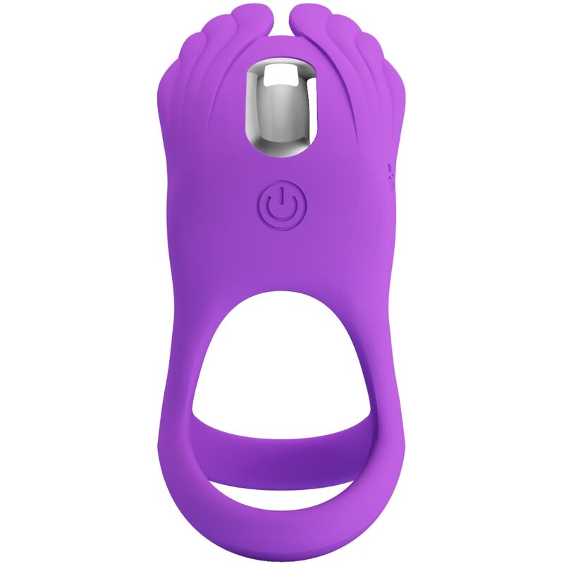 Anel Peniano Vibração Usb Prettylove Silas Roxo
