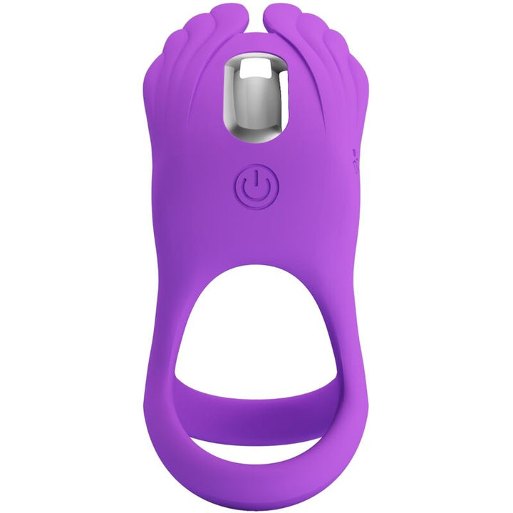 Anel Peniano Vibração Usb Prettylove Silas Roxo