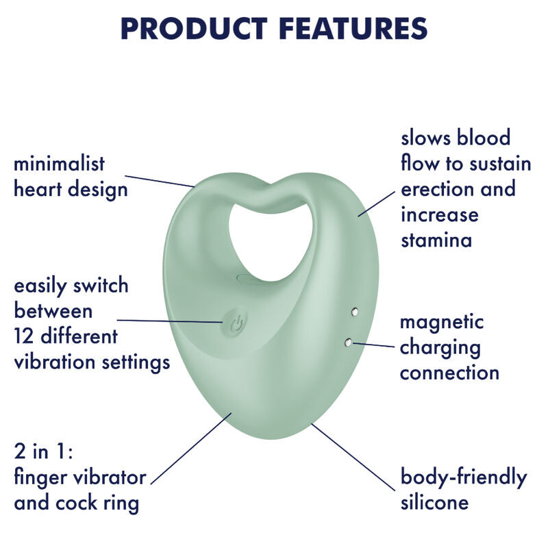 Anel Peniano Vibração Usb Satisfyer Perfect Pair 3