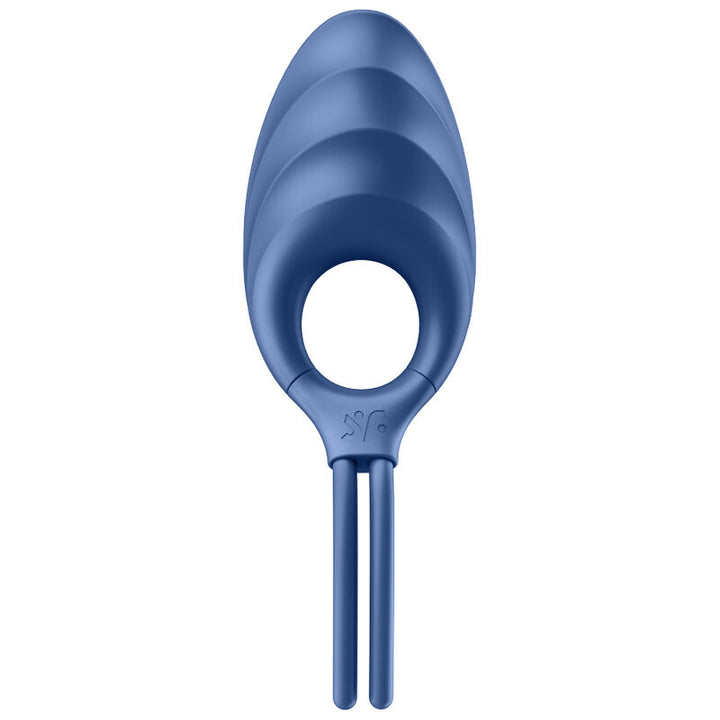 Anel Peniano Vibração Usb Satisfyer Swordsman Azul