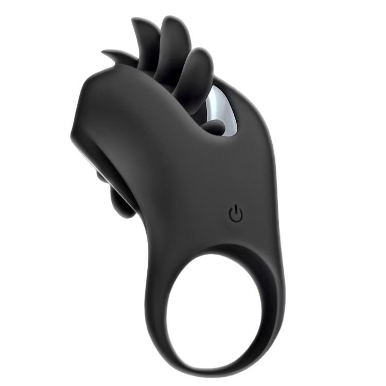 Anel Peniano Vibração e Movimento Língua Usb Action Rower