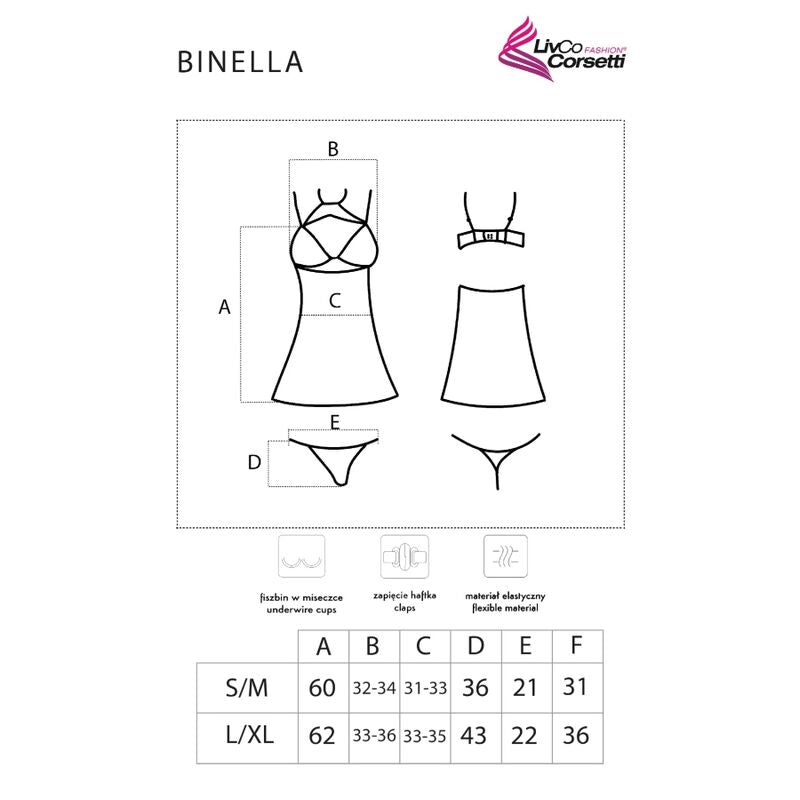 Babydoll Corsetti Binella