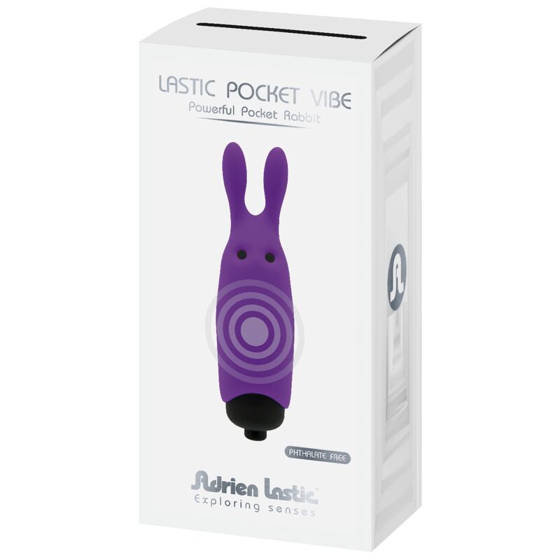 Bala Vibração Pilhas Adrien Lastic Pocket Roxo