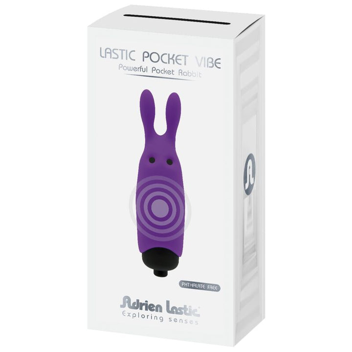 Bala Vibração Pilhas Adrien Lastic Pocket Roxo