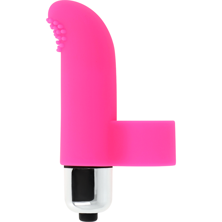 Bala Vibração Pilhas Dedo Ohmama Texture Rosa