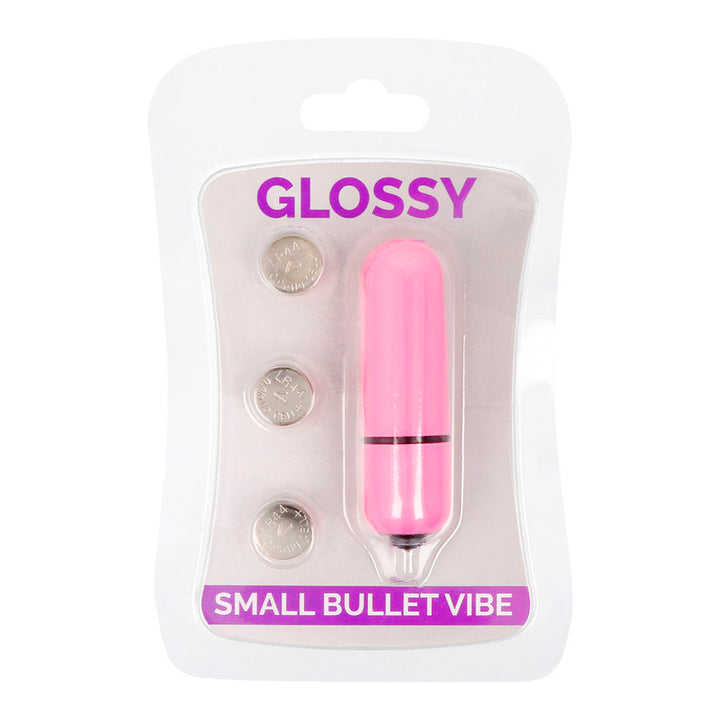 Bala Vibração Pilhas Mini Glossy Rosa