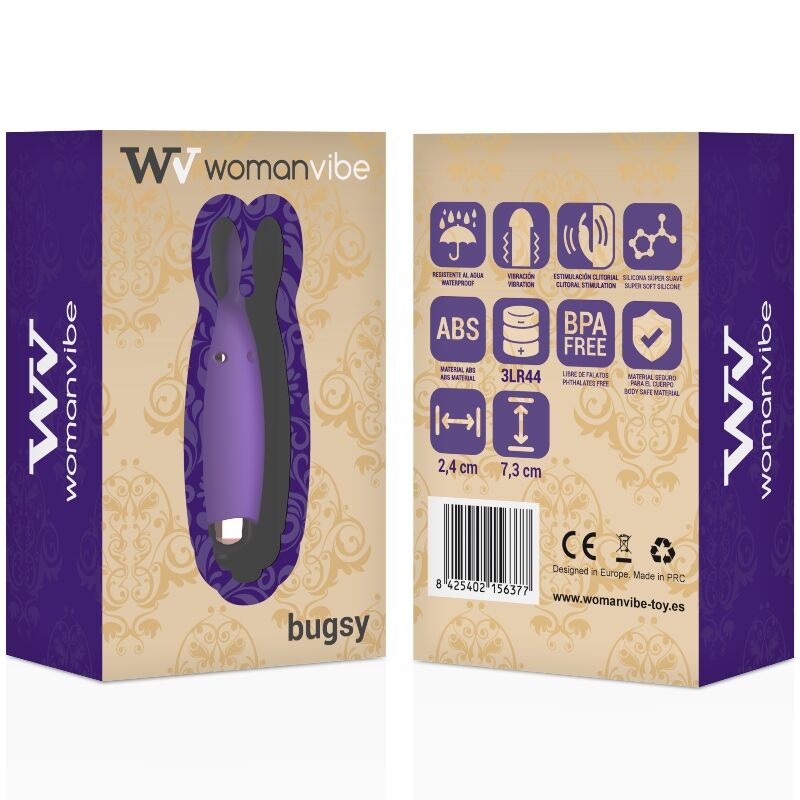 Bala Vibração Pilhas WomanVibe Bugsy