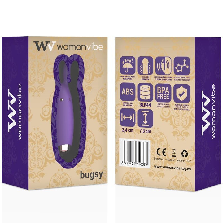 Bala Vibração Pilhas WomanVibe Bugsy