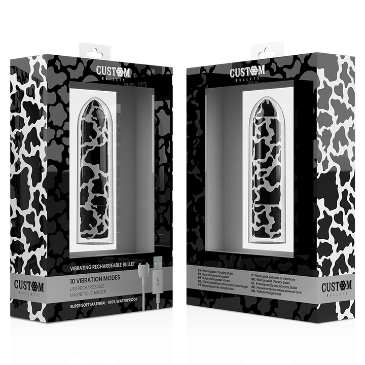 Bala Vibração Usb Custom Bullets Cow