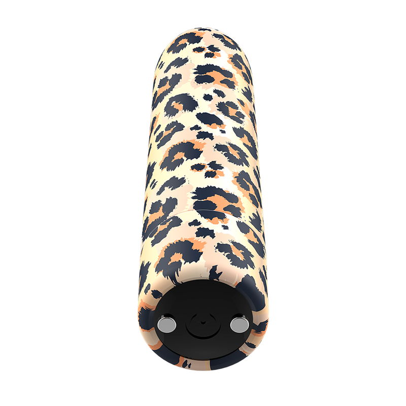 Bala Vibração Usb Custom Bullets Leopard