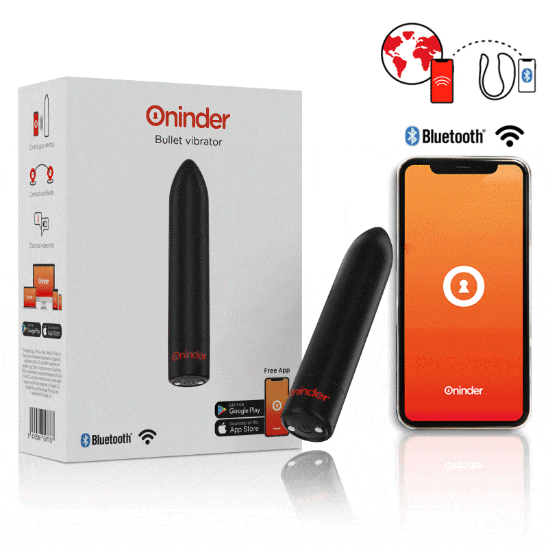 Bala Vibração Usb Oninder Berlin Controlo Remoto App