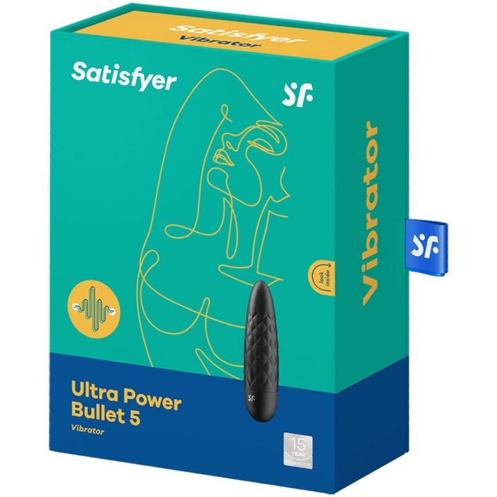 Bala Vibração Usb Satisfyer Ultra 5 Preto
