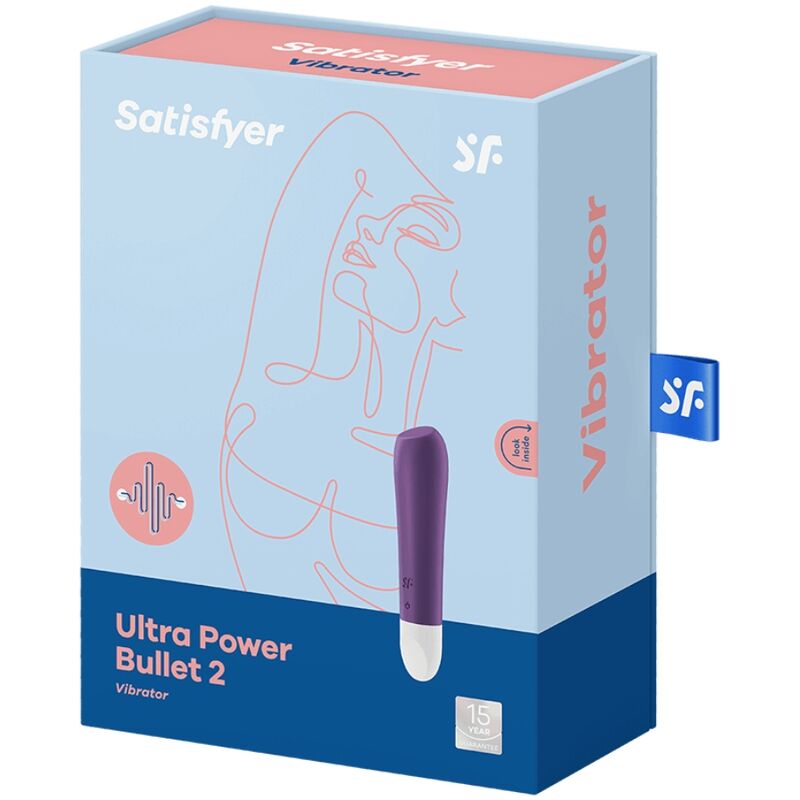 Bala Vibração Usb Satisfyer Ultra Power Bullet 2 Roxo