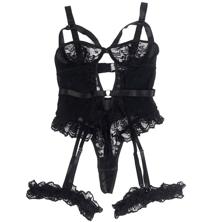 Body Subblime Lace Garter Preto