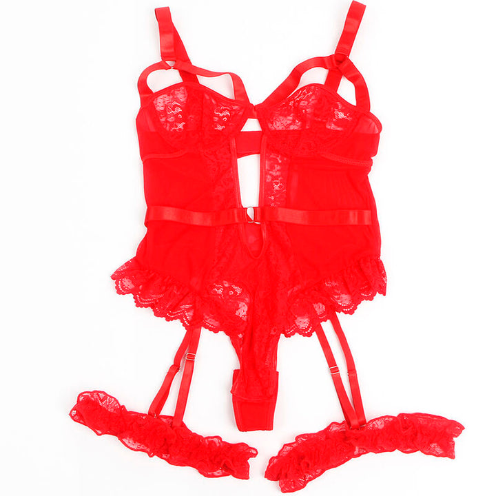 Body Subblime Lace Garter Vermelho