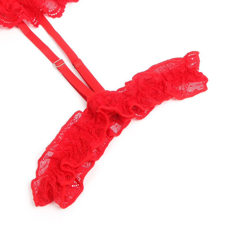 Body Subblime Lace Garter Vermelho
