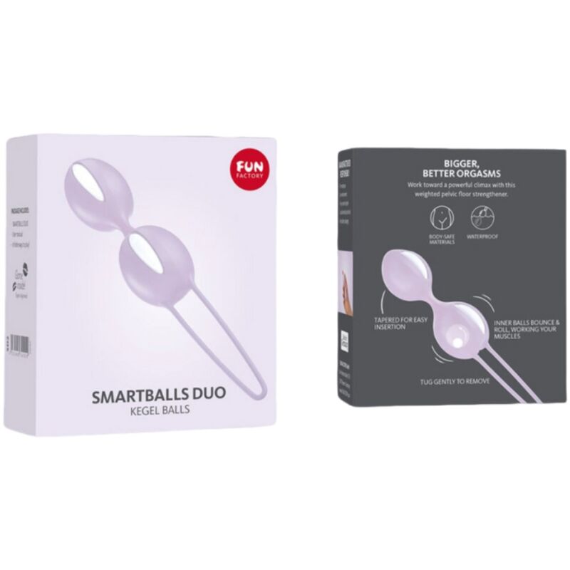 Bola Dupla Kegel Fun Factory Duo Smartballs Duo Lilás