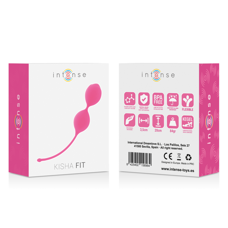 Bola Kegel Dupla Intense Kisha Rosa