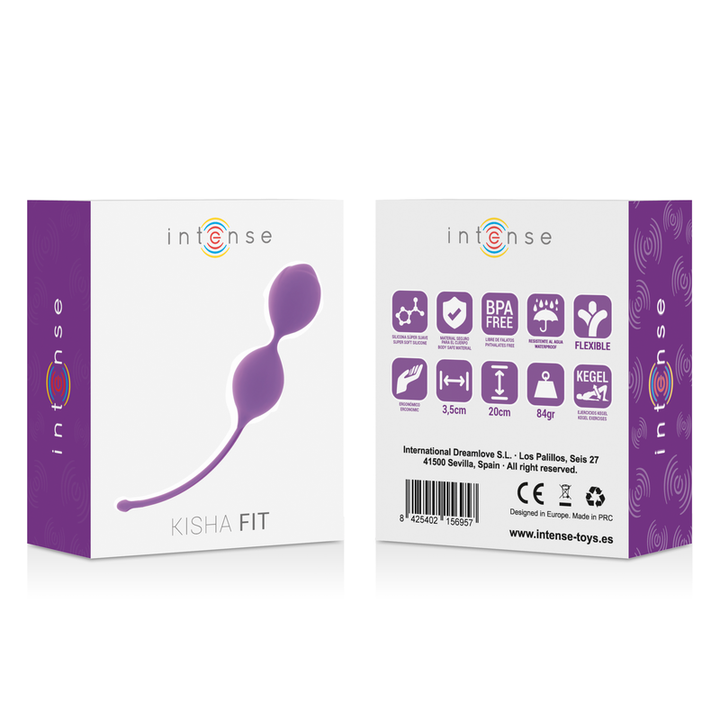 Bola Kegel Dupla Intense Kisha Roxo