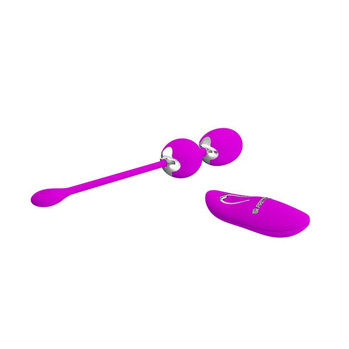 Bola Kegel Dupla Vibração Usb PrettyLove Willie Controlo Remoto