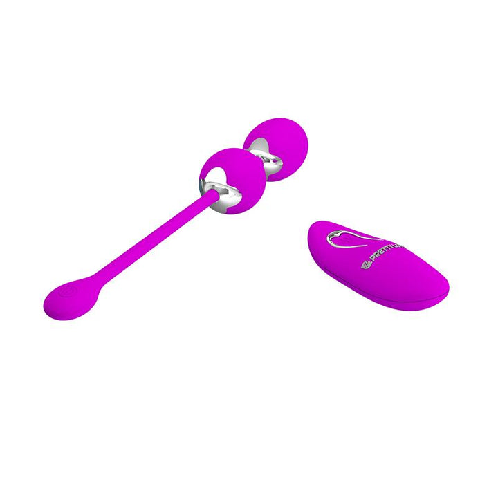 Bola Kegel Dupla Vibração Usb PrettyLove Willie Controlo Remoto