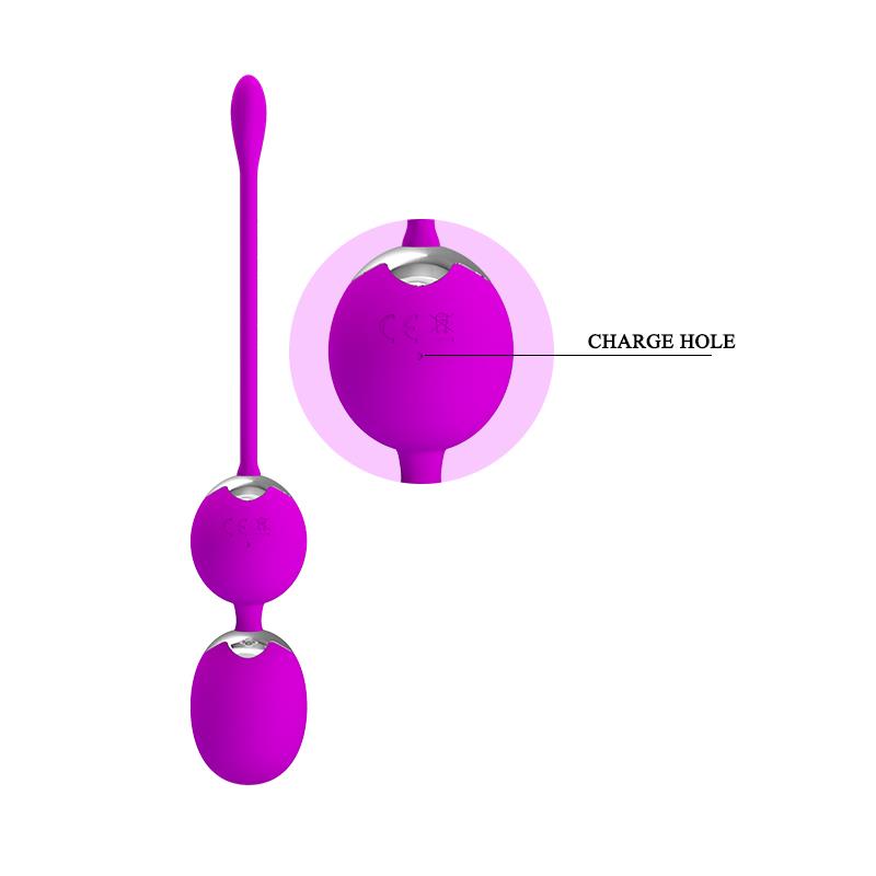 Bola Kegel Dupla Vibração Usb PrettyLove Willie Controlo Remoto