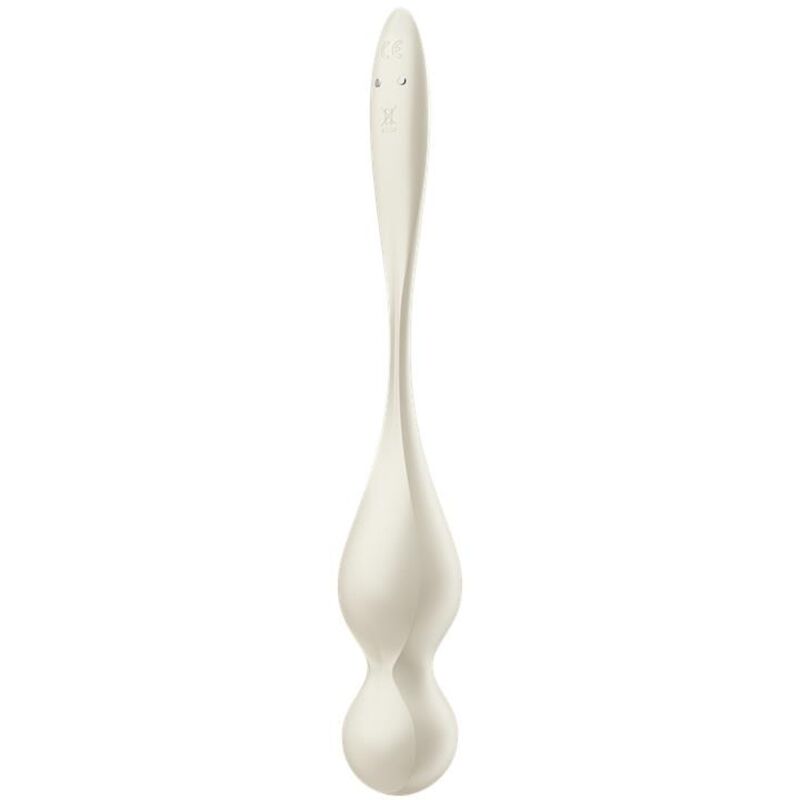 Bola Kegel Dupla Vibração Usb Satisfyer Love Birds 1 Branco Controlo Remoto App