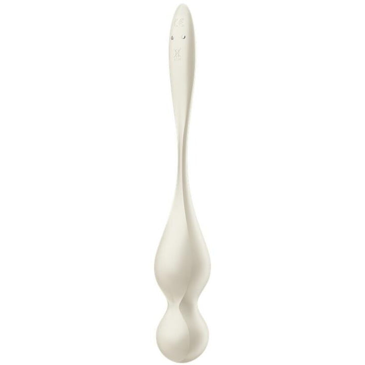 Bola Kegel Dupla Vibração Usb Satisfyer Love Birds 1 Branco Controlo Remoto App