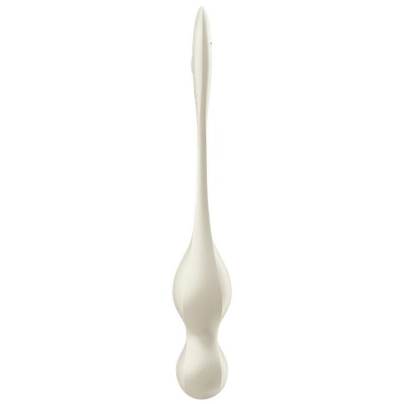 Bola Kegel Dupla Vibração Usb Satisfyer Love Birds 1 Branco Controlo Remoto App
