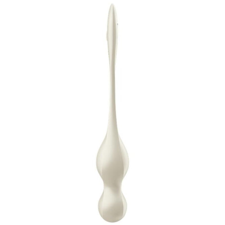 Bola Kegel Dupla Vibração Usb Satisfyer Love Birds 1 Branco Controlo Remoto App