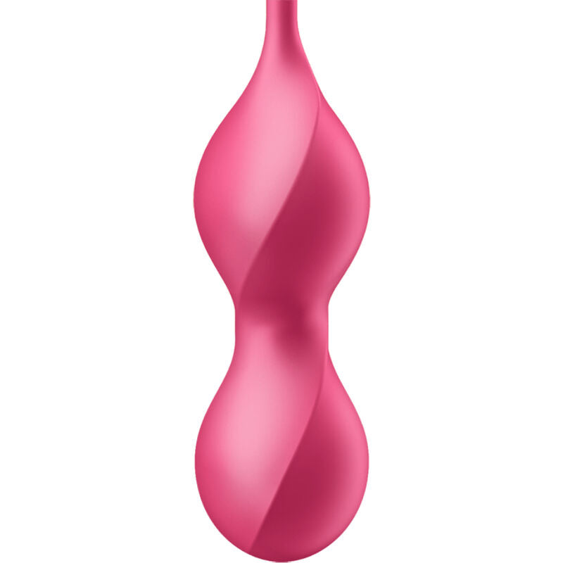 Bola Kegel Dupla Vibração Usb Satisfyer Love Birds 2 Rosa Controlo Remoto App