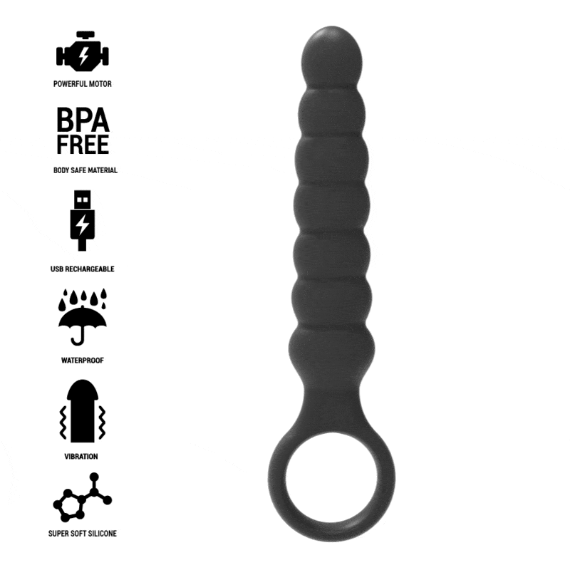Bolas Anais Vibração Usb Black&Silver Bob