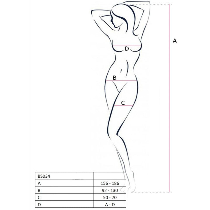 Catsuit Passion Woman BS034 Vermelho
