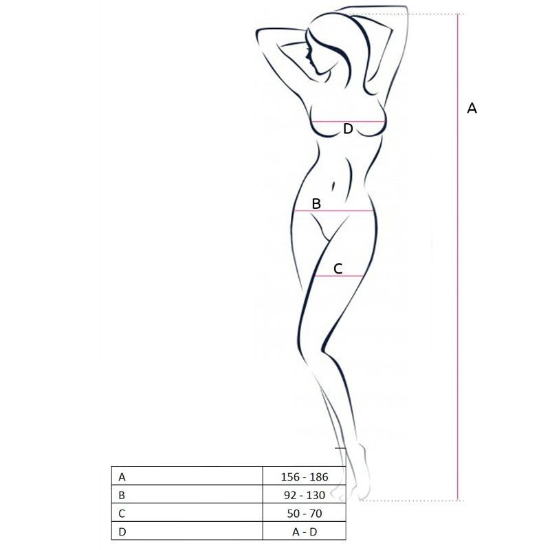 Catsuit Passion Woman BS049 Preto