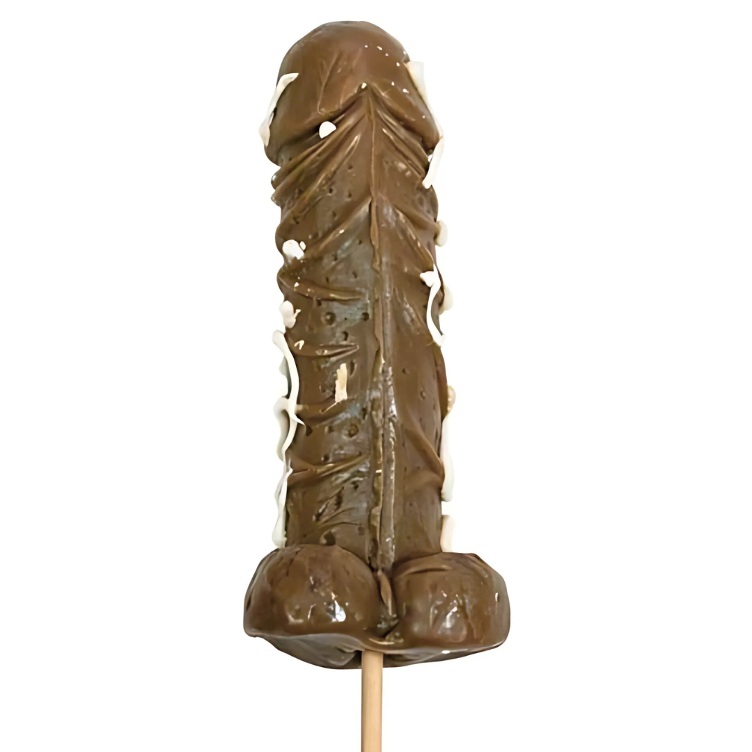 Chupa Formato Pénis Spencer Chocolate Negro