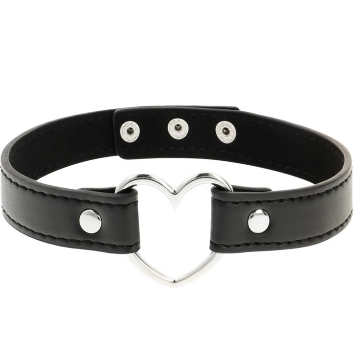 Coleira Fina Coquette Anel Coração