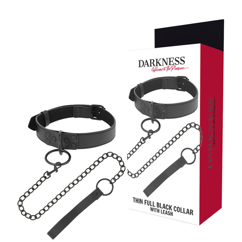 Coleira Fina Trela Darkness