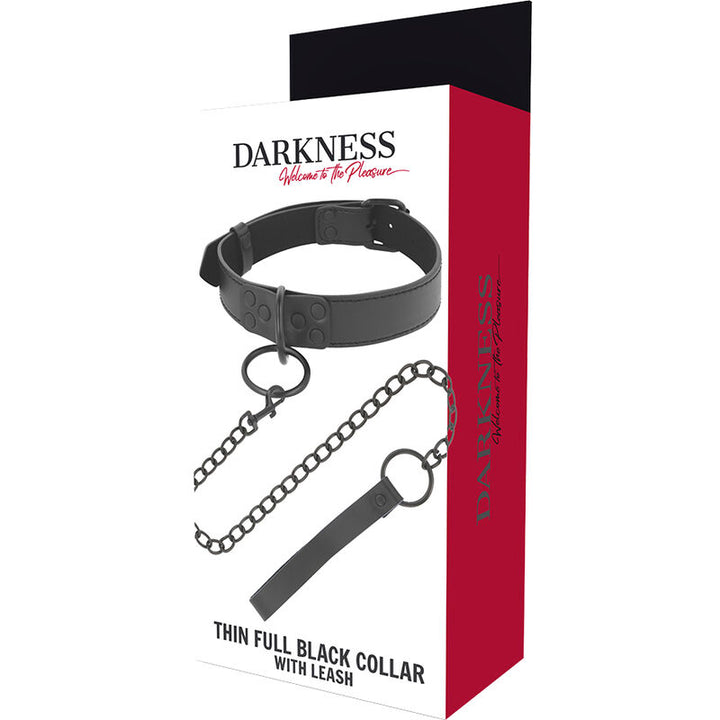 Coleira Fina Trela Darkness